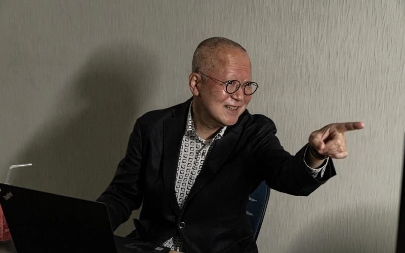 社長が話している様子